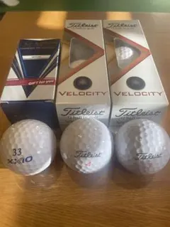 新品⭐︎Titleist Velocity ゴルフボール 2スリーブ＆ゼクシオ2個