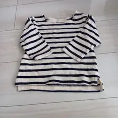 無印良品　ボーダーTシャツ80