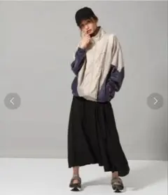 ジーナシス/ビンテージアスレチックブルゾン/配色切替/スタンドカラー/F