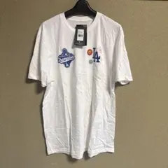 NIKE 村上隆 Dodgers ロンT ホワイト 長袖Tシャツ　L タグ付 NIKE 村上隆 Dodgers ロンT ホワイト 長袖Tシャツ L タグ付 - メルカリ