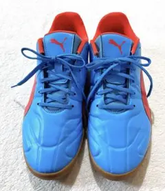 PUMA プーマ フットサルシューズ クラシコ C II 26.5 青　美品