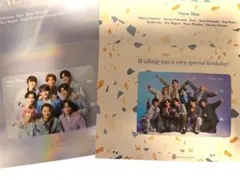 SnowMan バースデーカード2023年、2024年