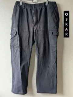 AP7【LLサイズ】メンズ ストレッチ カーゴパンツ クロップド丈 ウエストゴム