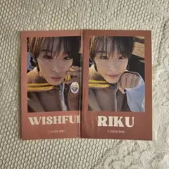 nct wish wishful オンラインくじ リク ステッカー 2枚セット