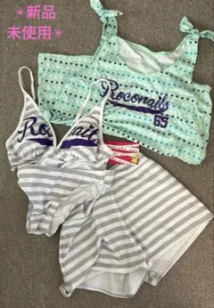 新品未使用☺︎ ROCO NAILS セパレート ビキニ　水着　4点セット11Lのサムネイル