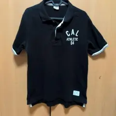 チャンピオン　ポロシャツ ブラック　カレッジロゴ Mサイズ