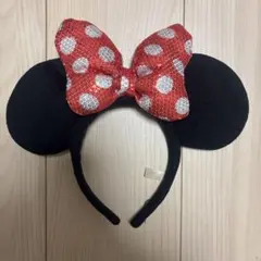 ミニーマウス風ヘアバンド