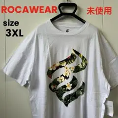 ROCAWEAR ロカウェア ロゴ フラワー グラフィック Tシャツ 未使用のサムネイル