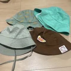 ベビー用バケットハット4点セット
