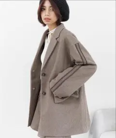 PAGEBOY ヘリンボーンジャケット　ブラウン系