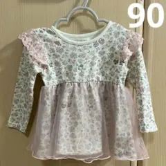 Loulou Ami サンリオ しまむら　花柄チュニック 90cm