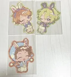 巴日和　天満光　鳴上嵐　仁兎なずな　アニカフェ　あんスタ　ステッカー　バースデー