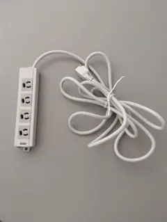 ELECOM 電源タップ 4個口 延長コード 約300cm