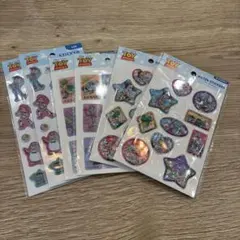 セリア　トイ・ストーリー　ふわふわシール　ウォーターシール　3Dシール