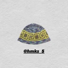 カラフル幾何学模様バケットハット