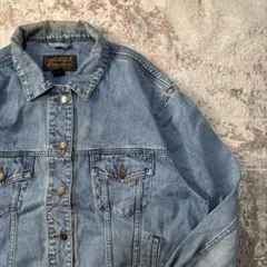 80s エディーバウアー Eddie デニムジャケット gジャン 4th L
