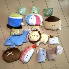 つぶらな瞳シリーズ　マスコットぬいぐるみまとめ売り9点