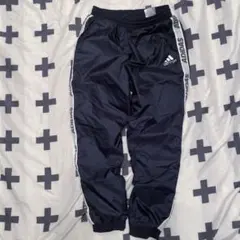 アディダス　ウインドブレーカー　パンツ　140 ネイビー