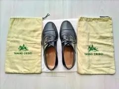 【希少・最高峰】タニノクリスチー ストレートチップ 黒 サイズ9のサムネイル