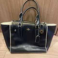 COACH ネイビー トートバッグ