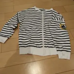 PETIT BATEAU ジップアップジャケット ボーダー 128cmのサムネイル