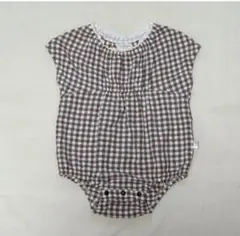 tete a tete ロンパース 70cm ギンガムチェック