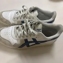 asics スニーカー ホワイト ブルー