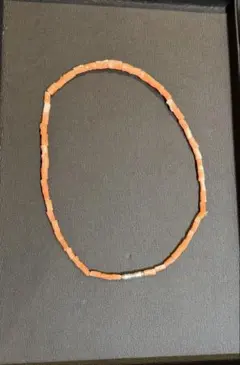 【ヴィンテージ】珊瑚ネックレス✴︎オレンジ コーラルピンク