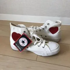 【新品未使用】CONVERSE ALL STARハイカット　ハートパッチ