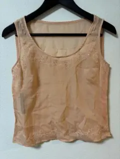 刺繍とラインストーン付き タンクトップのサムネイル