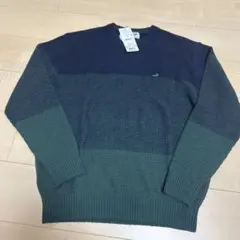 ＊新品未使用タグ付き＊クロコダイル　Crocodile 長袖ニット　メンズL