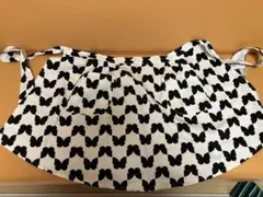 み*び様 HANAE MORI エプロン　黒い蝶のパターン