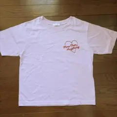 エヘカソポ　ハートロゴ刺繍Tシャツ
