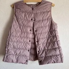 無印良品 ダウンベスト Lサイズ ピンク系