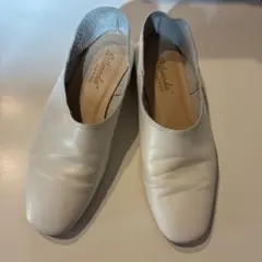Stilmoda（スティルモーダ）/ホワイト/レザーフラットパンプスのサムネイル
