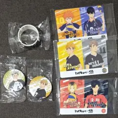 M*U様 くら寿司 ハイキュー マスキングテープ 缶バッジ カード