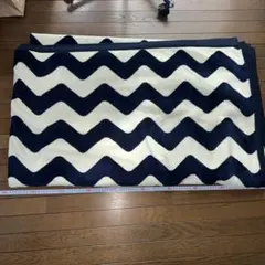 #CAINZ #カーペット　ジグザグパターン ラグ ネイビー