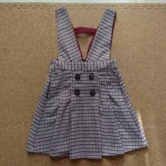 アプレレクール　ジャンパー スカート　チェック柄　100cm