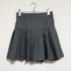 WEGO グレー プリーツスカート プリーツスカパン　M
