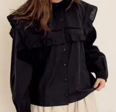 サマンサモスモス　ビッグカラーブラウス