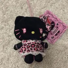 ハローキティ ヒョウ柄ドレス ストラップ