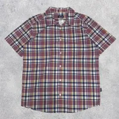 10s patagonia 半袖シャツ オンブレ タータン チェック ピンクのサムネイル