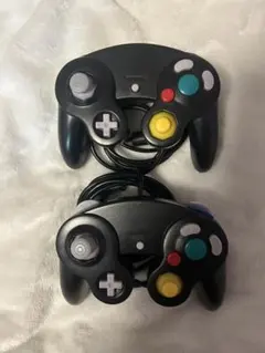 ゲームキューブ コントローラー 2個セット 黒
