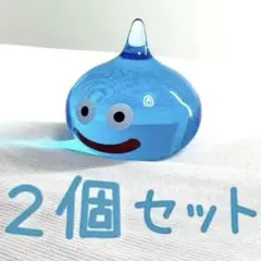 【新品】ドラゴンクエスト スライム ビッグ クリアフィギュア(ブルー)2個セット
