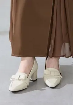 ORiental TRaffic リボン付きローファー パンプスのサムネイル
