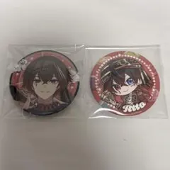 あっとくん缶バッジ（等身＆デフォ）AMPTAK海賊団×レインボーロード中88％