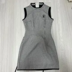 Darich チェック柄ノースリーブワンピース