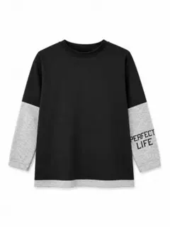 ＊◎キッズ SHEIN バイカラー トレーナー 11Y B@のサムネイル
