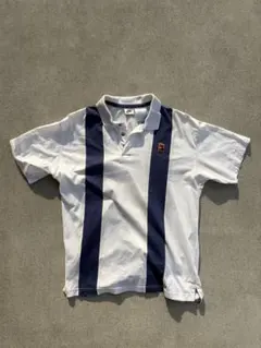 90ｓ　NIKE　デザインポロシャツ　刺繍ロゴ　ワンポイント　銀タグ