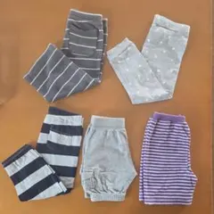 ☆H&M babyGAP ズボン パンツ 5枚 セット 短パン 長ズボン☆